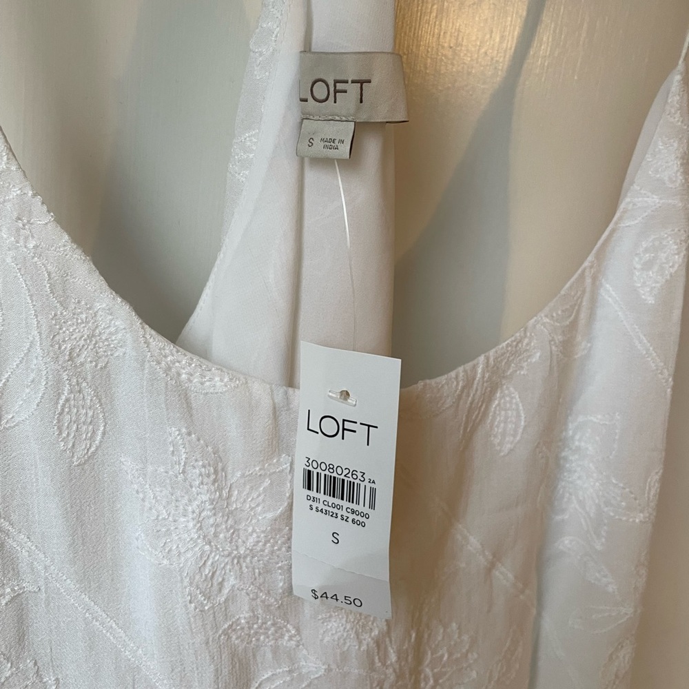 LOFT Spaghetti Strap Blouse- NWT - Picture 4 of 4
